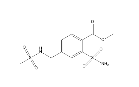 4-(甲磺酰胺基甲基)-2-氨磺?；郊姿峒柞?  border=